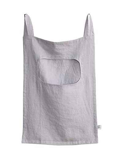 100% Linen Door Hanging Laundry Hamper Bag