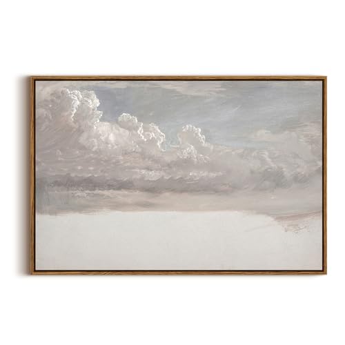 Framed Canvas Wall Art Vintage Decor