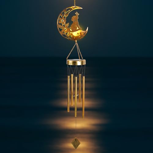 Moon Dog Wind Chime Outdoor
