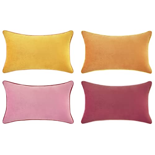 Decorative Throw Pillow Covers Cushion Cases (4 Count)