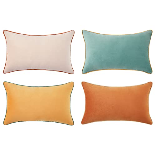 Decorative Throw Pillow Covers Cushion Cases (4 Count)