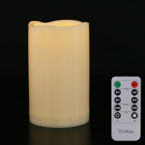 3" x 5" Outdoor Flameless Candles with Remote and Timer