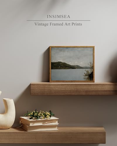 Framed Canvas Wall Art Vintage Decor