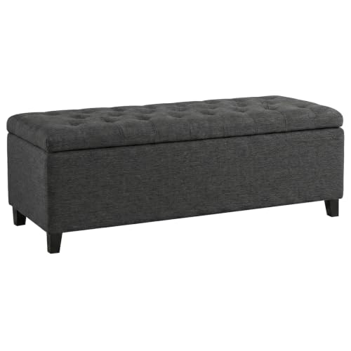 49" Upholstered Storage Bench