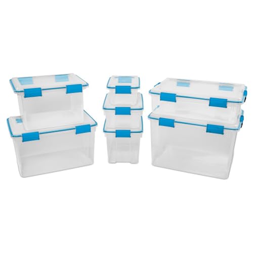 Gasket Storage Box with Lids for Home & Office (8 Count)