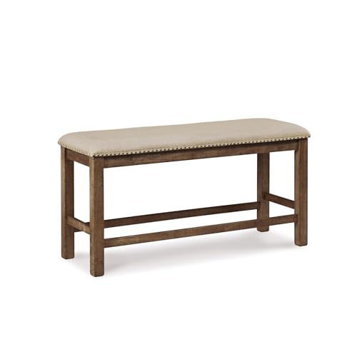 Moriville Upholstered Counter Bench