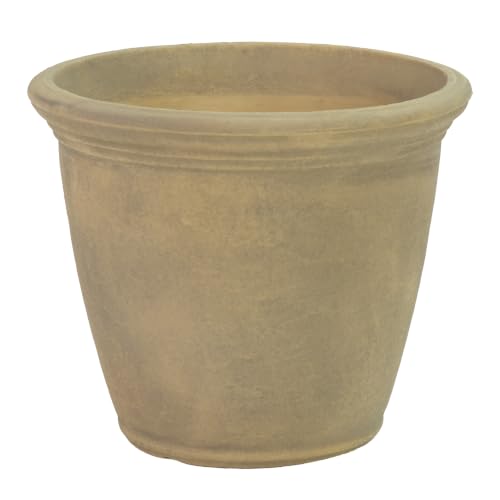Sunnydaze Anjelica 15.25'' Large Plastic Planter Pot for Plants (2 Count)