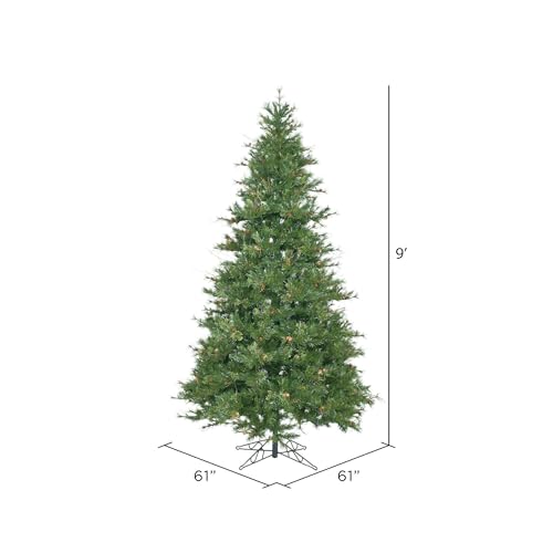7.5' Mixed Country Pine Slim Artificial Christmas Tree