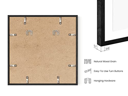 Black Oak Wood 16x16 Picture Frames