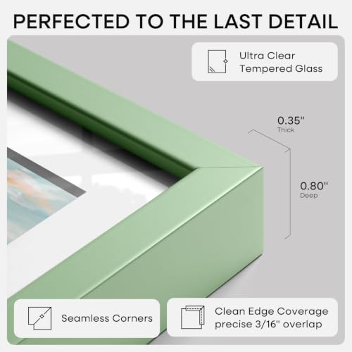 A5 Green Picture Frame