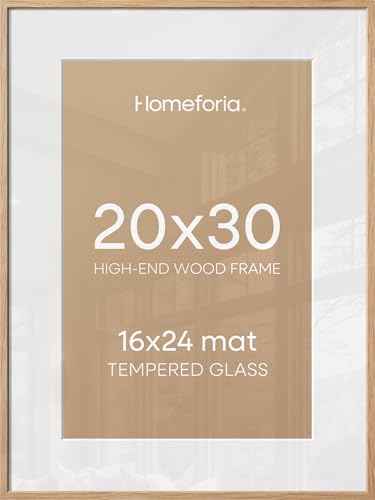 20x30 Natural Oak Picture Frame