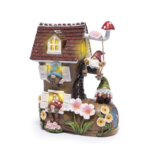 Spring Solar Gnomes Garden Decor