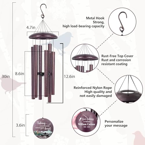 Memorial Wind Chimes Personalized