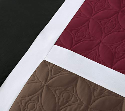 Upland 7 Piece Quilted Patchwork Comforter Set