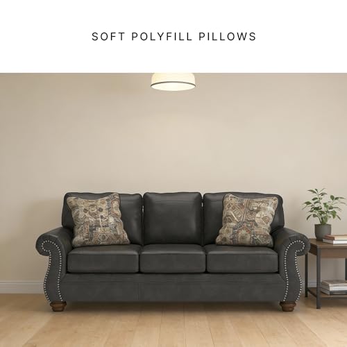 Faux Leather Sofa Couch