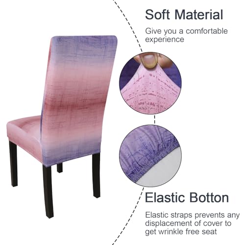 Pattern Chair Covers for Dining Room Set of 4