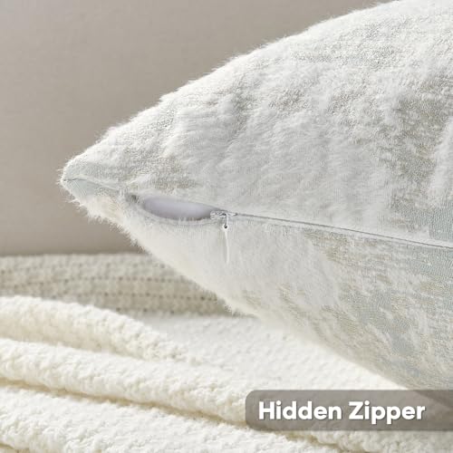 Pack of 2 Faux Cashmere Throw Pillow Covers 22x22 Inch (2 Count)