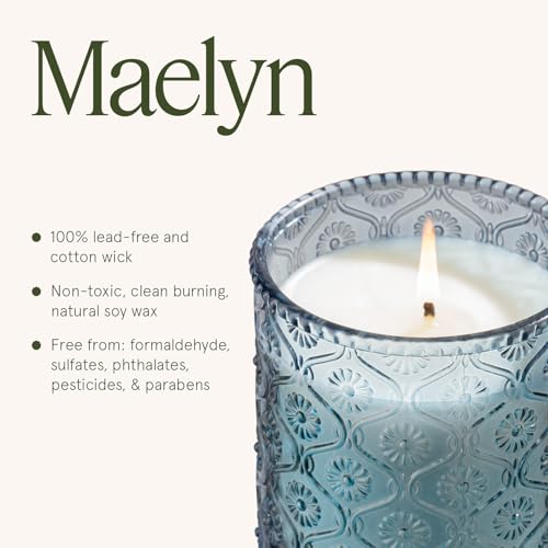 Santorini Salt Air Scented Candles for Home