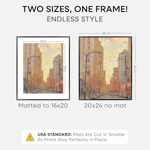 20x24 Black Picture Frame