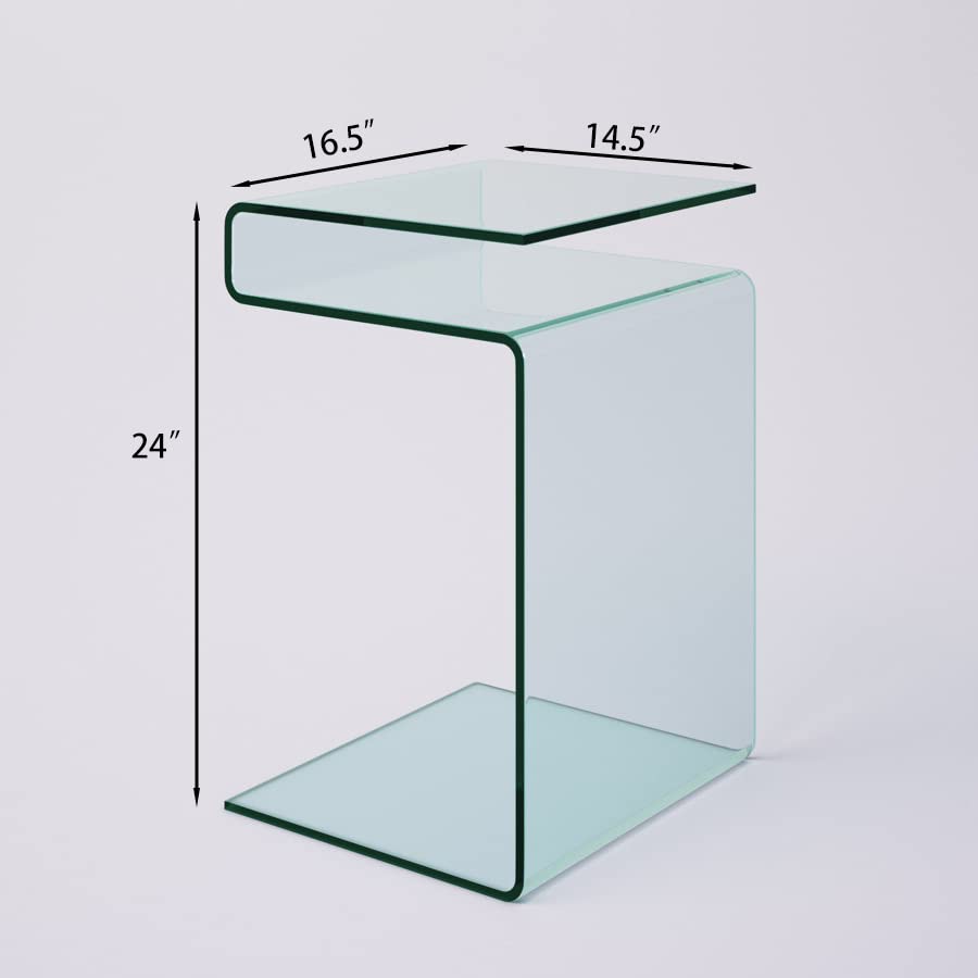 Glass Nightstand