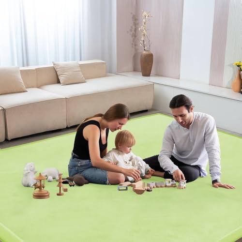 Baby Play Mat for Floor Nursery Muscle Mat Area Rug Playroom Rug 59x79" Elastic Foam 1.3" Thick Crawling Mat for Babies