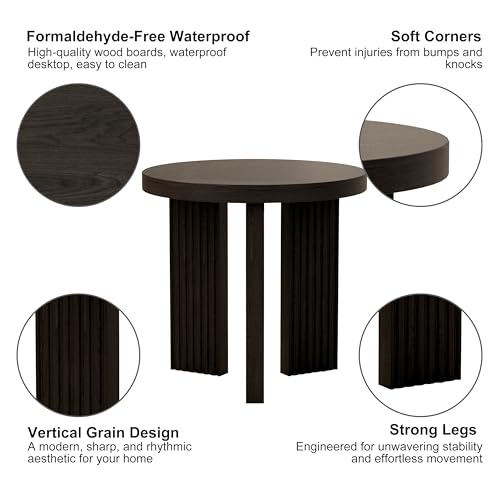 17.52" Small Round Side Table