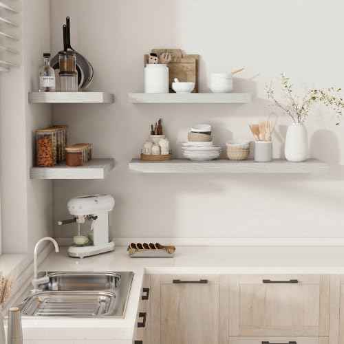 Deep Floating Shelves 40x12” Set of 2 (2 Count)