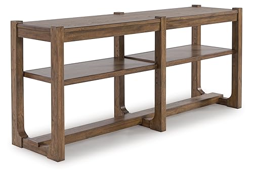 Cabalynn Farmhouse Sofa Table with 2 Adjustable Shelves