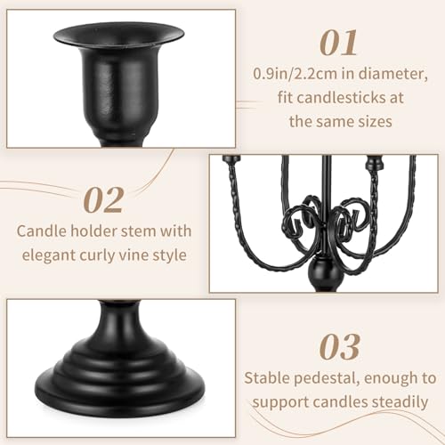 Halloween Candelabra Candle Holder (6 Count)