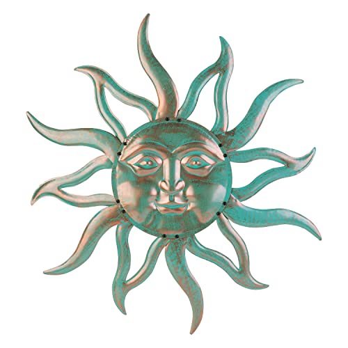 Sun Metal Wall Art Outdoor Decor