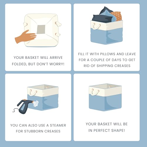 11x11 Cube Storage Bins (4 Count)