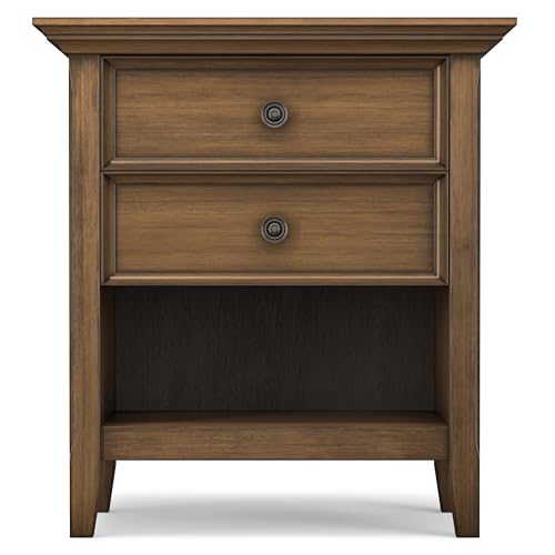 Amherst 24" Bedside Table in Rustic Natural Aged Brown