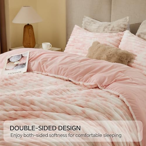 Fleece Queen Comforter Set