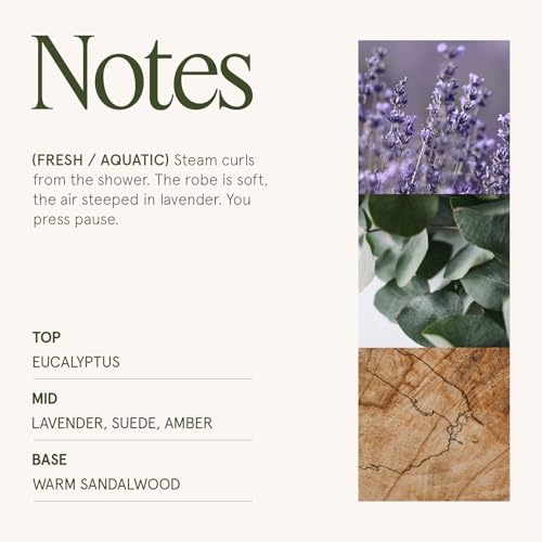 Lavender Suede Scented Candles for Home (19.4 Ounce)