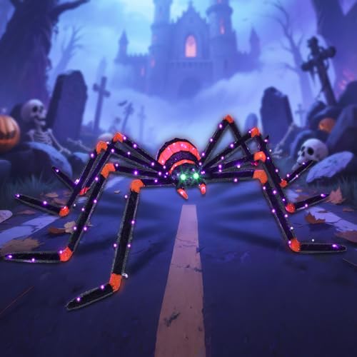 Halloween Decorations Giant Spider 6.8ft