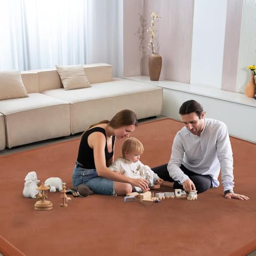 Baby Play Mat for Floor Nursery Muscle Area Rug Playroom Rug 59"x71" Elastic Foam 1.3" Thick Crawling Mat for Babies