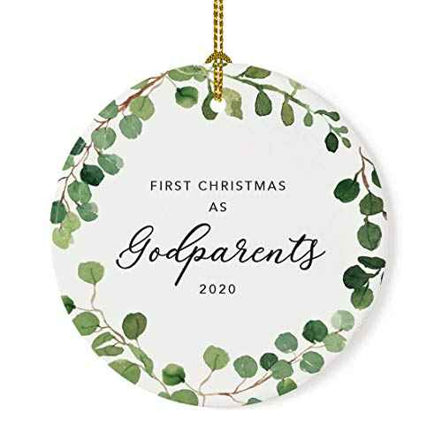 Custom Year Round Ceramic Porcelain Christmas Tree Ornament Keepsake Collectible Gift