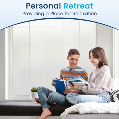 Frosted Glass Window Privacy Film (19.38 Sq Ft)