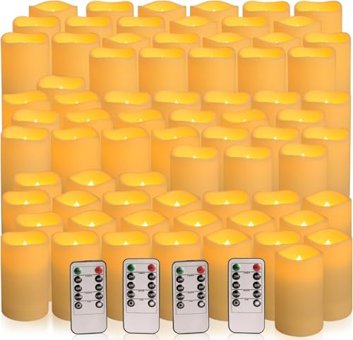 Set of 72 Flameless Led Battery Opeated (72 Count)