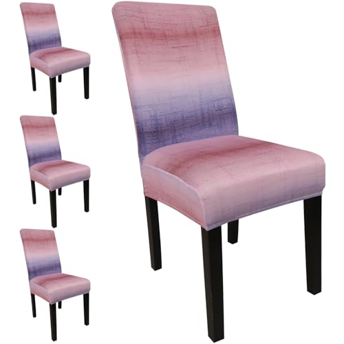 Pattern Chair Covers for Dining Room Set of 4