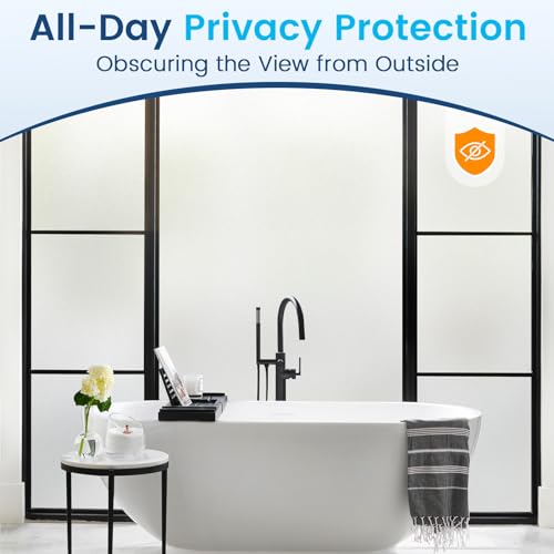 Frosted Glass Window Privacy Film (19.38 Sq Ft)