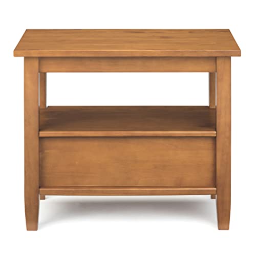 Warm Shaker 20" End Tables in Light Golden Brown