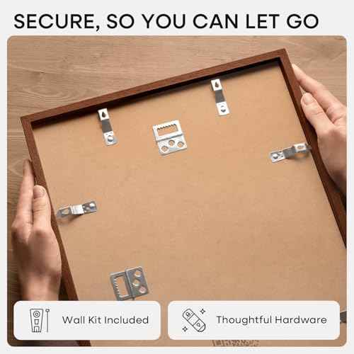 15x15 Brown Oak Picture Frame