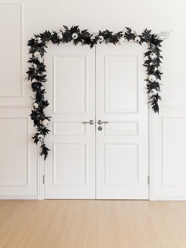 6FT Black Maples Leaf Garland
