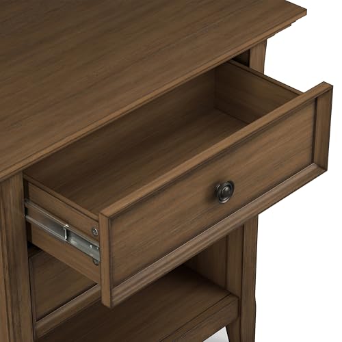 Amherst 24" Bedside Table in Rustic Natural Aged Brown