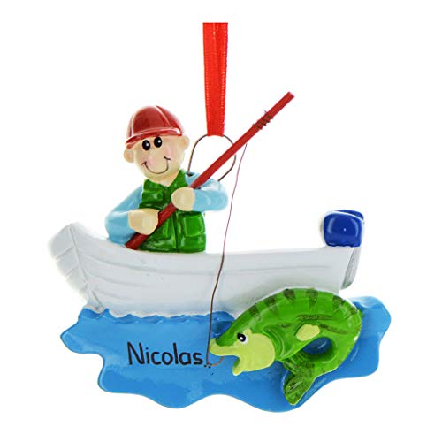 Personalized Fly Fishing Ornament 2026