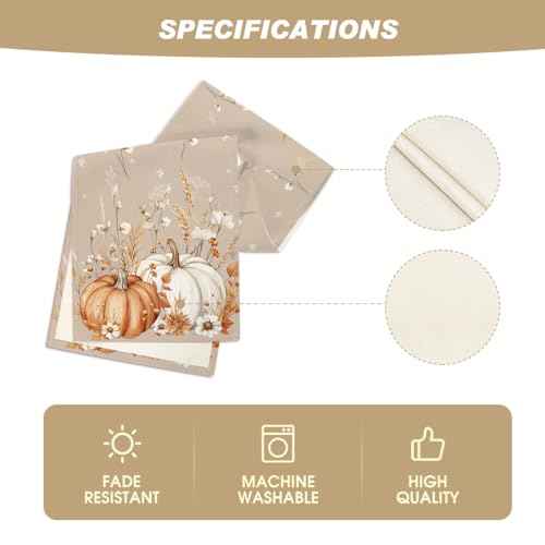 210 GSM Fall Table Runner Home Party Decor 13x120 Inch