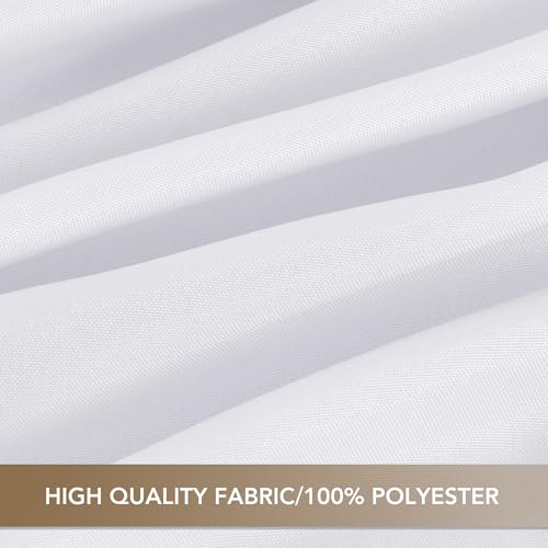 White Table Cloths Rectangular (8 Count)