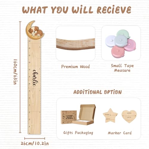 Personalized Name Growth Chart for Wall