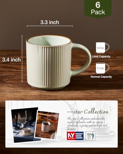 Coffee Mug Set of 6 (72 Count)